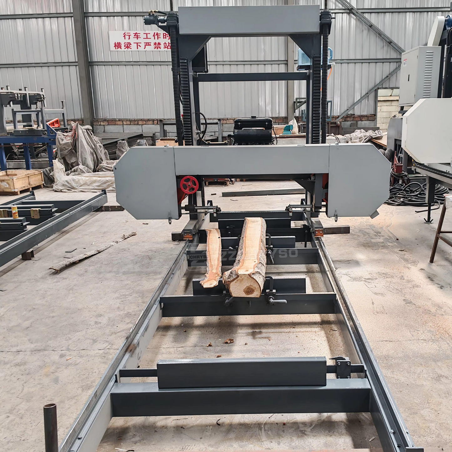 High Efficiency Log Timber Mill Horizontal Band Saw Machine
