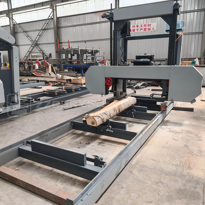 High Efficiency Log Timber Mill Horizontal Band Saw Machine